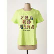 FRACOMINA - T-shirt vert en coton - Femme - Taille 40 - Modz