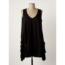 URBAN - Tunique sans manche noir en coton - Femme - Taille 38 - Modz