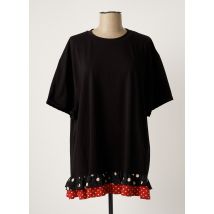 ALEMBIKA - T-shirt noir en coton - Femme - Taille 40 - Modz