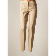 NINATI - Pantalon slim beige en coton - Femme - Taille 38 - Modz