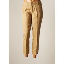 YAYA - Pantalon 7/8 beige en coton - Femme - Taille 38 - Modz