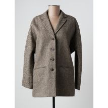 DENIM AND SUPPLY - Manteau long marron en laine - Femme - Taille 34 - Modz