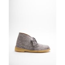CLARKS - Bottines/Boots gris en cuir - Femme - Taille 36 - Modz