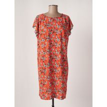 TELMAIL - Robe mi-longue orange en polyester - Femme - Taille 40 - Modz