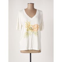 PAZ TORRAS - T-shirt beige en viscose - Femme - Taille 38 - Modz