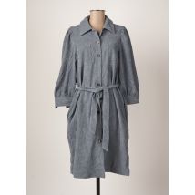 KAFFE - Robe mi-longue bleu en polyester pour femme - Taille 36 - Modz