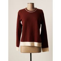 BENSIMON - Pull marron en laine - Femme - Taille 36 - Modz