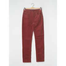 BENSIMON - Pantalon slim orange en coton - Femme - Taille 34 - Modz