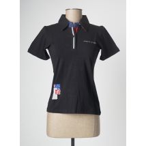 HAKA DANCE - Polo noir en coton - Femme - Taille 40 - Modz