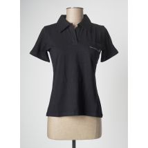 HAKA DANCE - Polo noir en coton - Femme - Taille 44 - Modz