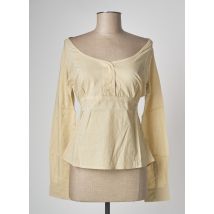 CLOUD'S - Blouse beige en coton - Femme - Taille 42 - Modz