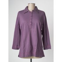 CLOUD'S - Polo violet en coton - Femme - Taille 40 - Modz
