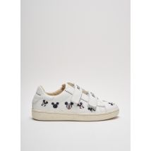 MOACONCEPT - Baskets blanc en cuir - Fille - Taille 37 - Modz