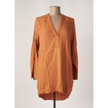 MOLLY BRACKEN - Tunique manches longues orange en viscose - Femme - Taille 38 - Modz