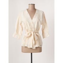 LES P'TITES BOMBES - Veste kimono beige en coton - Femme - Taille 36 - Modz