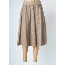 MARKUP - Jupe mi-longue beige en polyester - Femme - Taille 38 - Modz