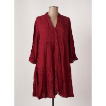 LAST QUEEN - Robe mi-longue rouge en viscose - Femme - Taille 36 - Modz