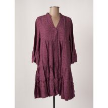 LAST QUEEN - Robe mi-longue violet en viscose - Femme - Taille 40 - Modz
