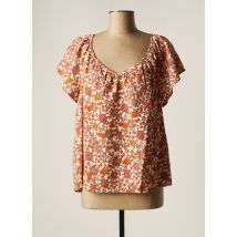 C'EST BEAU LA VIE - Blouse orange en coton - Femme - Taille 40 - Modz