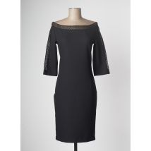 HOTEL PARTICULIER - Robe mi-longue noir en polyester - Femme - Taille 40 - Modz