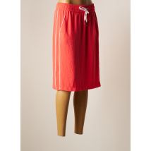 MARC CAIN - Jupe mi-longue orange en polyester - Femme - Taille 38 - Modz