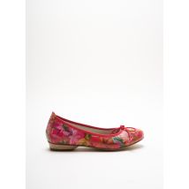 DORKING - Ballerines rouge en cuir - Femme - Taille 35 - Modz