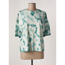 SUNCOO - T-shirt vert en coton pour femme - Taille 38 - Modz