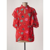 POM AMSTERDAM - Blouse rouge en polyester - Femme - Taille 42 - Modz