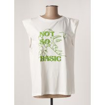SUNCOO - T-shirt vert en coton - Femme - Taille 36 - Modz
