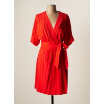 SUNCOO - Robe courte rouge en pvc - Femme - Taille 36 - Modz