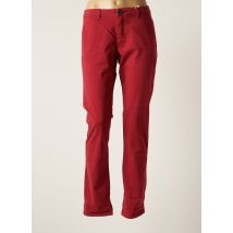 MKT STUDIO - Pantalon chino rouge en coton - Femme - Taille 40 - Modz