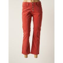 MKT STUDIO - Pantalon 7/8 orange en coton - Femme - Taille W27 - Modz