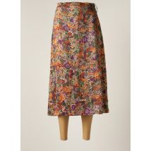 SUNCOO - Jupe mi-longue marron en polyester - Femme - Taille 36 - Modz