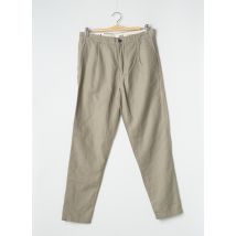 SELECTED - Pantalon chino vert en coton - Homme - Taille TU - Modz
