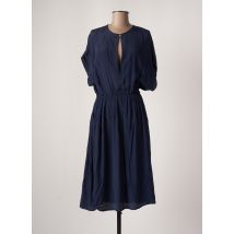OTTOD'AME - Robe mi-longue bleu en acetate - Femme - Taille 36 - Modz