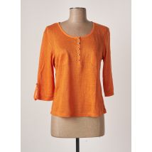 J & W - Top orange en lin - Femme - Taille 38 - Modz