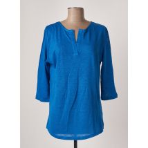 J & W - Top bleu en lin - Femme - Taille 38 - Modz