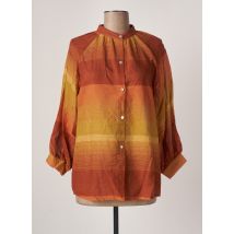 MARGOT - Chemisier marron en coton - Femme - Taille TU - Modz