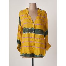 MARGOT - Chemisier jaune en coton - Femme - Taille TU - Modz