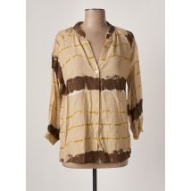MARGOT - Chemisier marron en coton - Femme - Taille TU - Modz