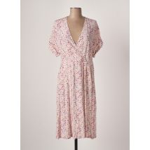 IDANO - Robe mi-longue beige en viscose - Femme - Taille 36 - Modz