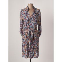 ATELIER JAD - Robe mi-longue bleu en viscose - Femme - Taille 38 - Modz