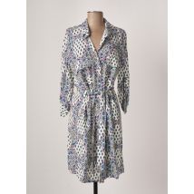 ATELIER JAD - Robe mi-longue bleu en viscose - Femme - Taille 40 - Modz