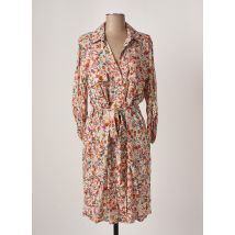 ATELIER JAD - Robe mi-longue orange en viscose - Femme - Taille 40 - Modz