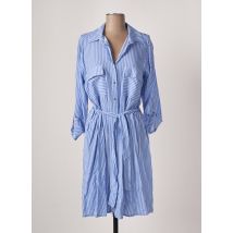 ATELIER JAD - Robe mi-longue bleu en viscose - Femme - Taille 38 - Modz