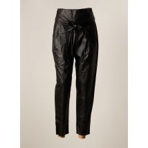 IMPERIAL - Pantalon 7/8 noir en polyurethane pour femme - Taille 38 - Modz