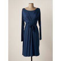 MAMA LICIOUS - Robe mi-longue bleu en lyocell - Femme - Taille 36 - Modz