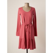 MAMA LICIOUS - Robe mi-longue rose en coton - Femme - Taille 36 - Modz