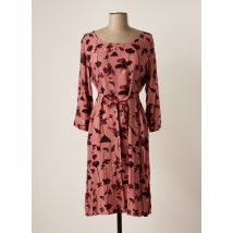 MAMA LICIOUS - Robe mi-longue rose en viscose - Femme - Taille 40 - Modz