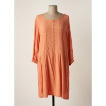 SPARKZ - Robe mi-longue orange en viscose - Femme - Taille 36 - Modz